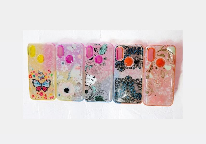 Estuches Silicon Doble Samsung Galaxy A10S  Carmelitas / Diseños