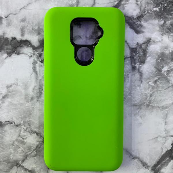 Estuches Silicon Doble iPhone 11 Pro Max 6.5 Verde / Negro