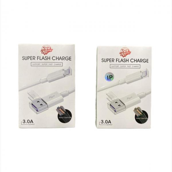 Cables Super Carga Rápida 3A iPhone