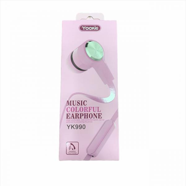 Audifonos Yookie YK990 Rosado