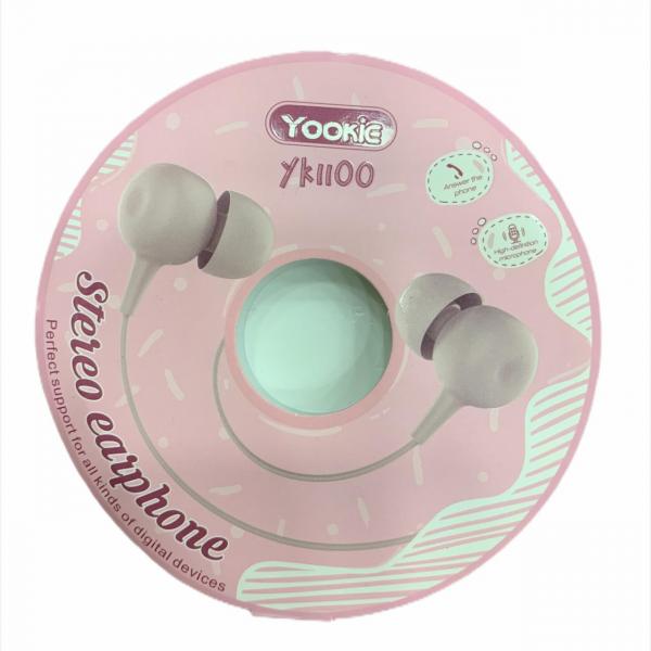 Audifonos Yookie YK1100 Rosado