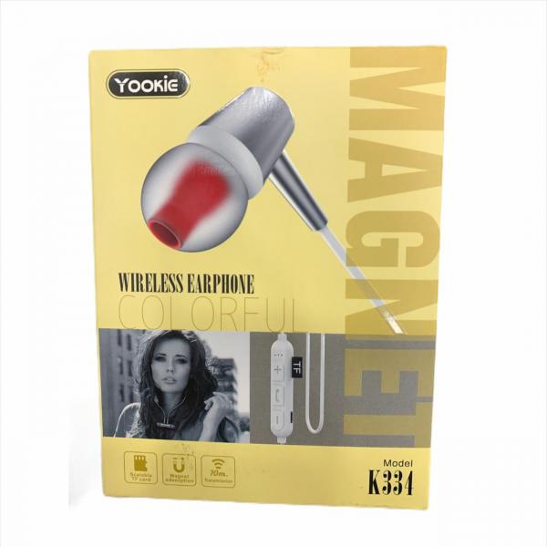 Audifonos Bluetooth Yookie K334 Blanco