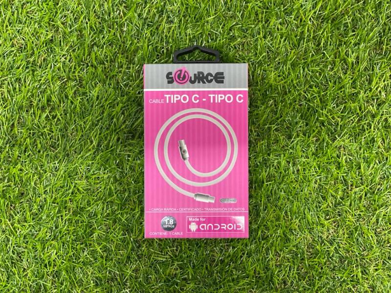 Cable Source Tipo C a Tipo C 1.8 Metros