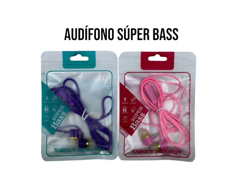 Audifonos Super Bass Bolsa