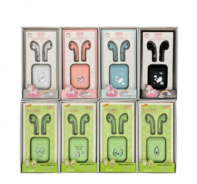 Audifono Bluetooth Decorados T16-T15-T13