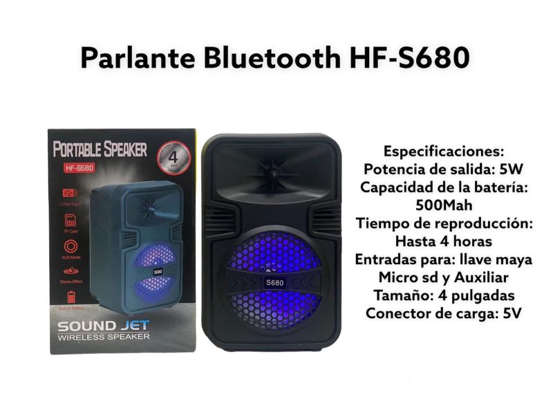 Parlante Bluetooth HF-S680