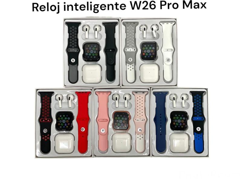 Reloj Inteligente W26 Pro Max + Airpods