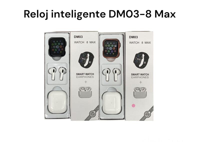Reloj Inteligente DM03 8 Max + Airpods