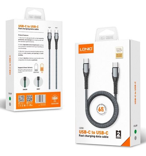 Cable LDNIO LC101 Tipo C a Tipo C