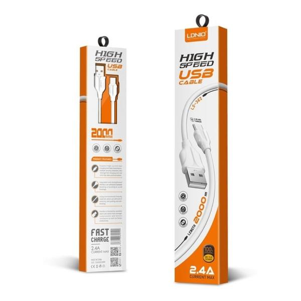 Cable LDNIO LS-362 USB a V8 2m