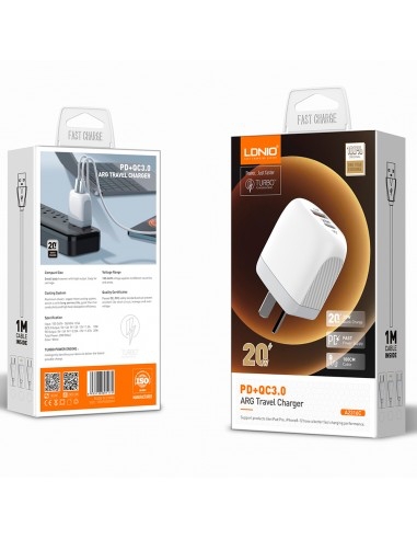Cargador Casa LDNIO A2316C Lightning 20w