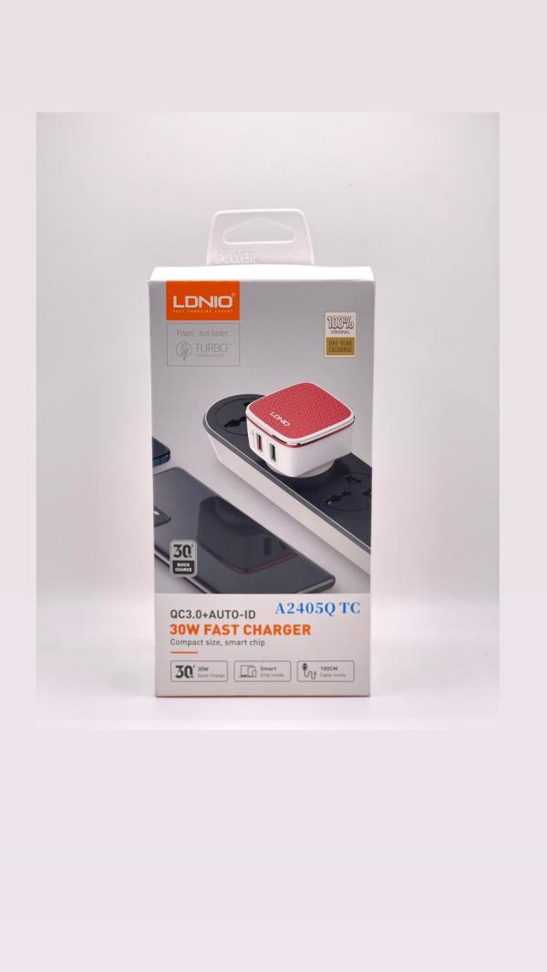 Cargador Casa LDNIO A2405Q Tipo C