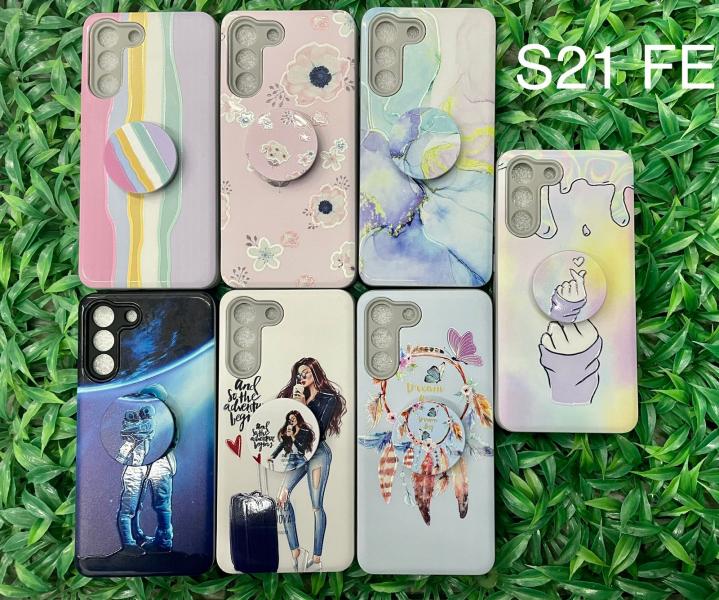 Estuche Decorado + Pop Socket