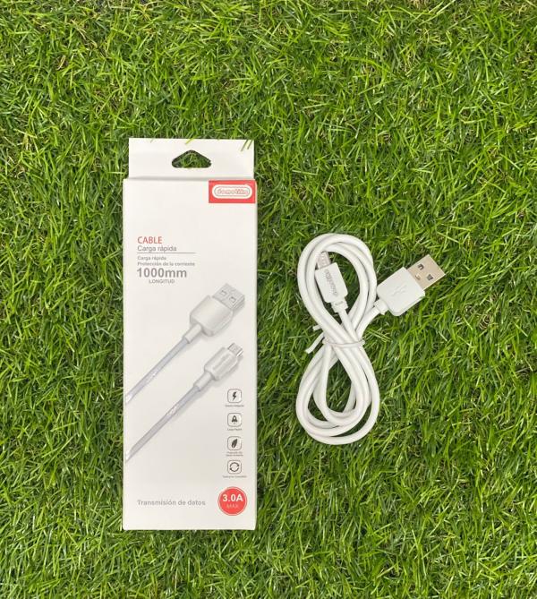 Cable Domotiko Carga rapida V8 3.0A
