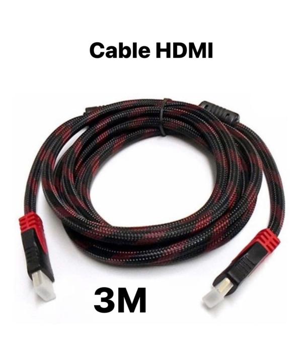 Cables Hdmi 3 Metros Nylon Reforzado