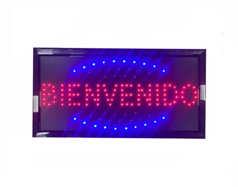 Letrero led Bienvenido