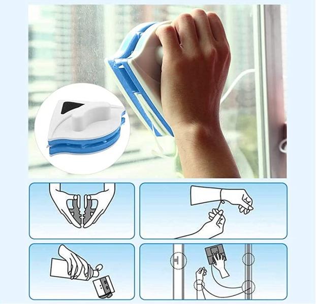 Limpiador Vidrio Magnetico CJ-40