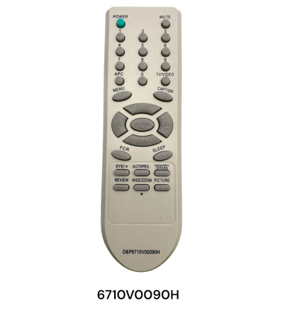 CONTROL TELEVISIÓN LG BLANCO 6710V0090H