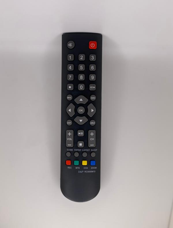 CONTROL TELEVISIÓN LCD SANKEY AD1007/RC3000M13