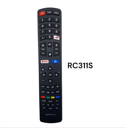 CONTROL TELEVISIÓN SMART TV TCL/DAYTRON  RC-311S