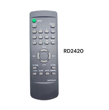 CONTROL TELEVISIÓN SANKEY NEGRO RD-2420