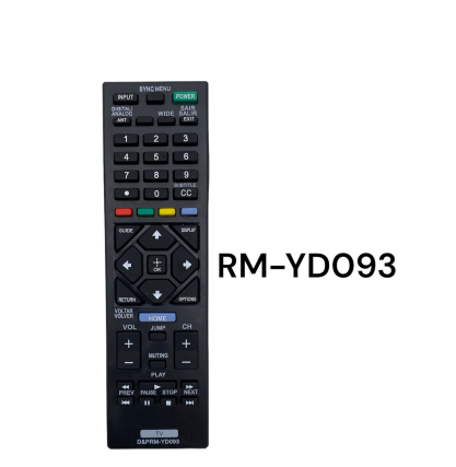 CONTROL MULTIPLATAFORMA PANTALLA TV SONY RM-YD093