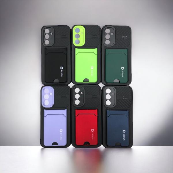Estuches Tarjetero Silicon + Protector de Cámara