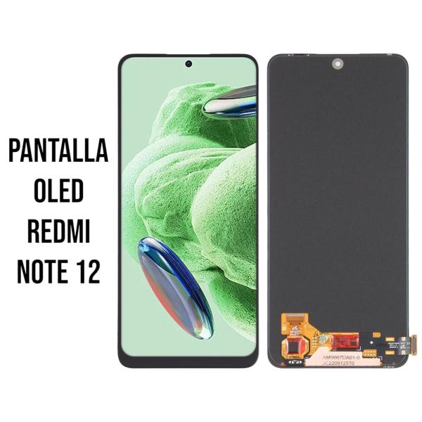 Pantalla Redmi Note 12 OLED Negro