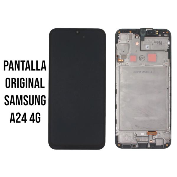 Pantalla Samsung A24 4G Original Negro