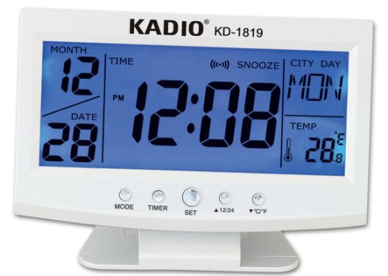 Reloj Kadio Mesa alarma KD-1819