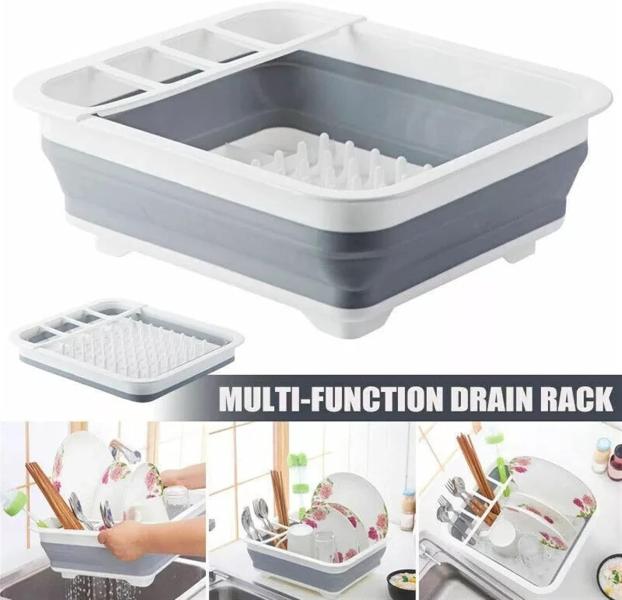 Escurridor plegable para platos