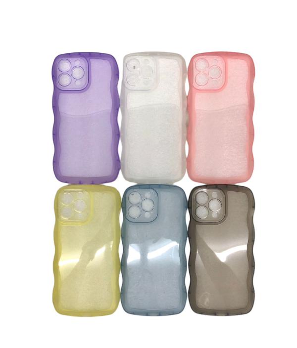 Estuche Transparente Curvo + Protector de Camara