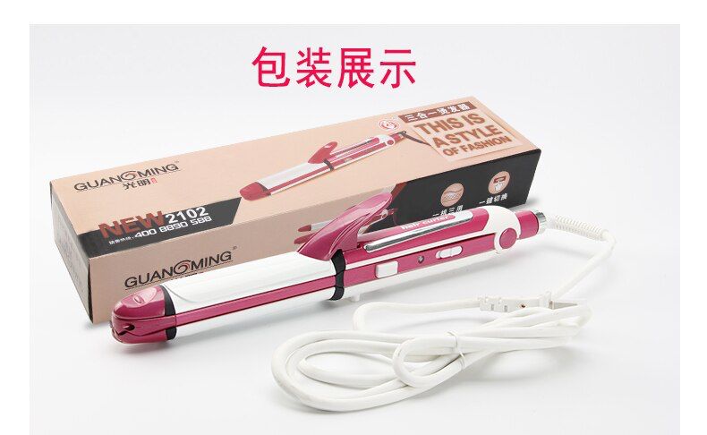 Plancha de Pelo 3 en 1 Guanming