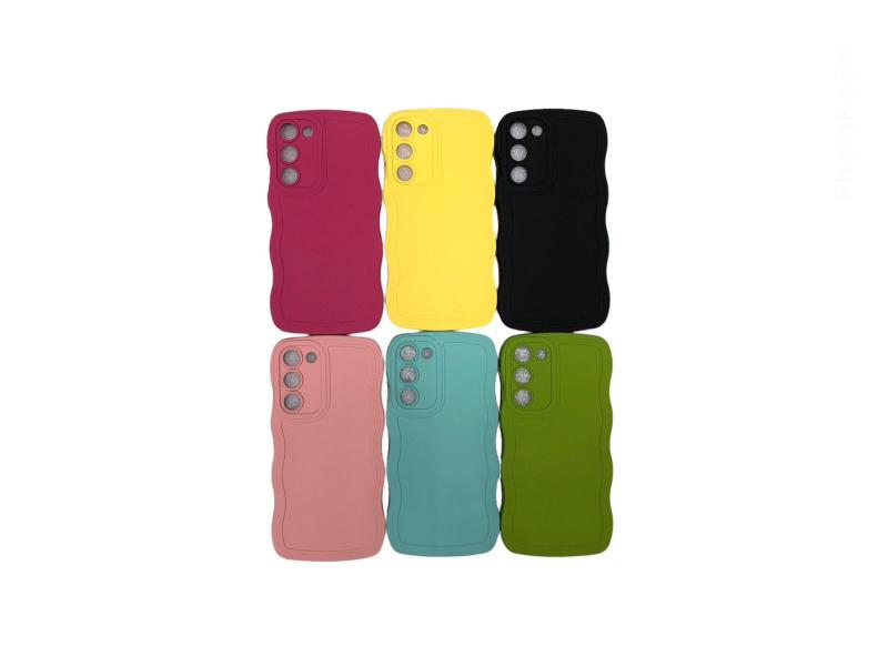 Estuches Curvo Silicon + Protector de Camara Surtido