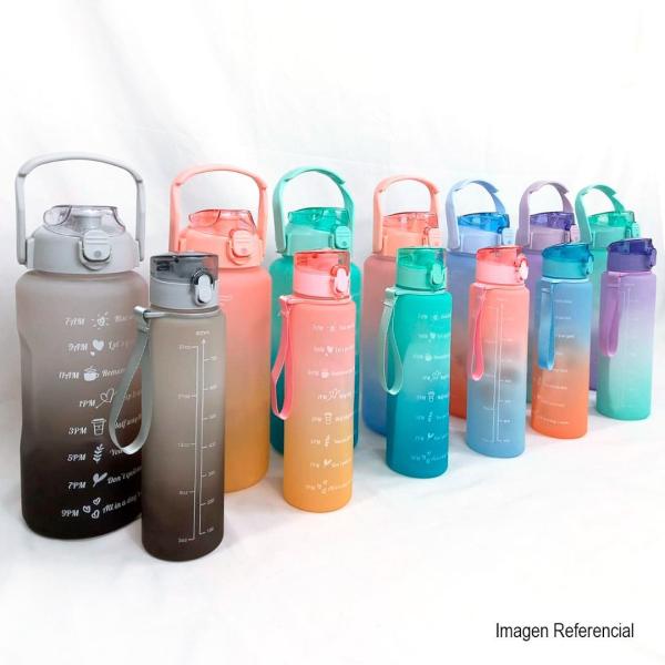Botella Motivacional 2 en 1