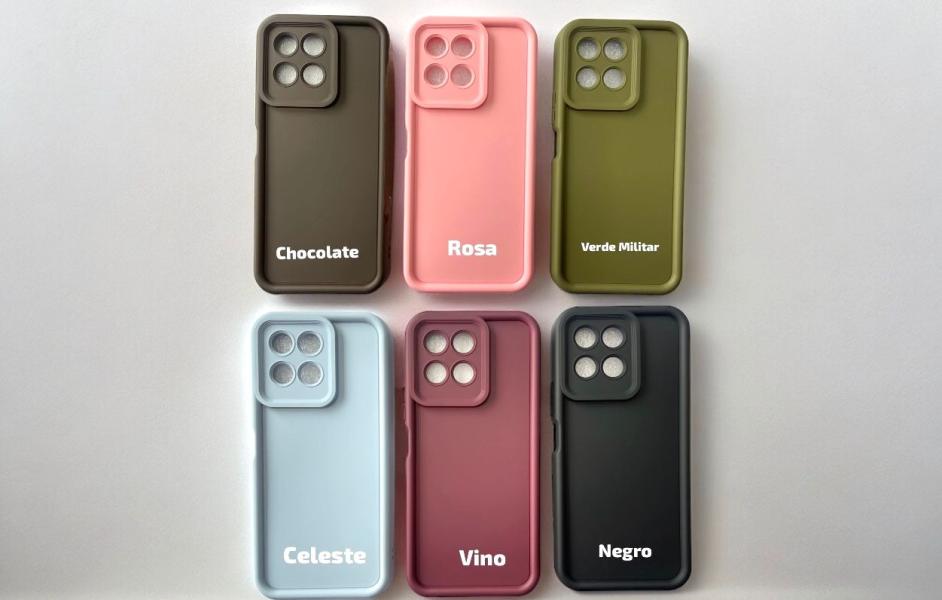 Estuches Liso Nanosilicon + Protector de Camara
