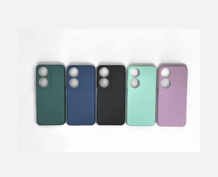 Estuches Liso Nanosilicon con Protector de Camara