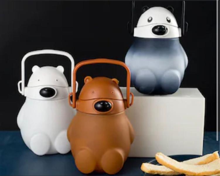 Botella forma de Oso 2 en 1