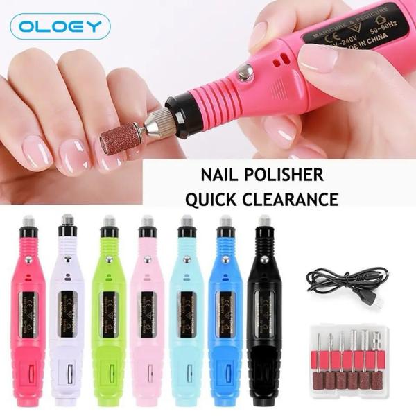 Drill para uñas portatil recargable