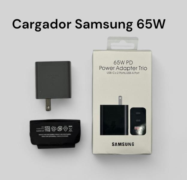 Cargador PD 65W Tipo C a Tipo C