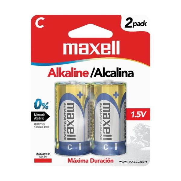 Bateria Maxell LR14-2BP x 2 Alcalina