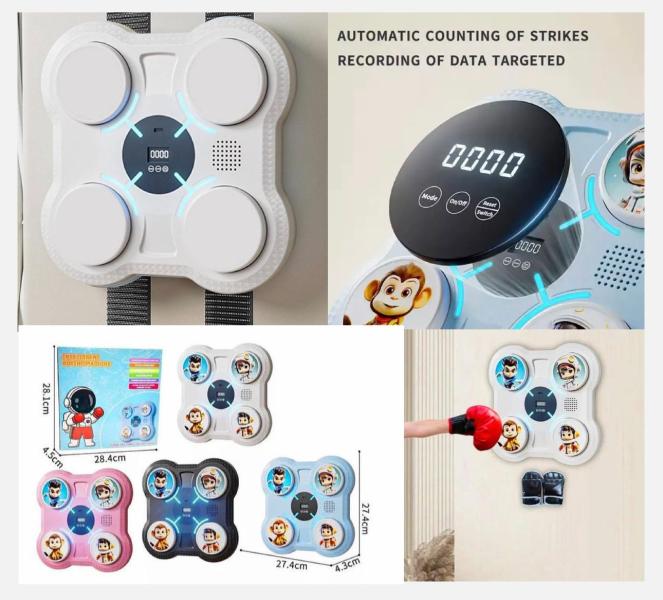 Máquina de boxeo inteligente con guantes