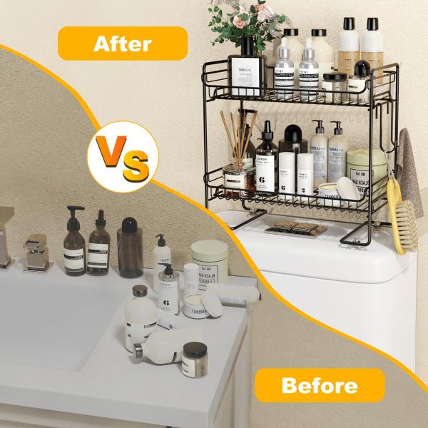 Organizador Baño 2 Niveles Metalico 206