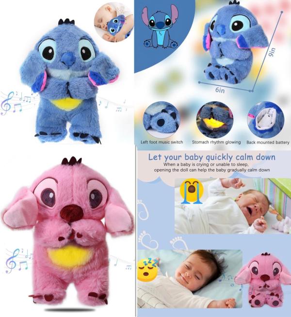 Peluche Con Respiración Stitch