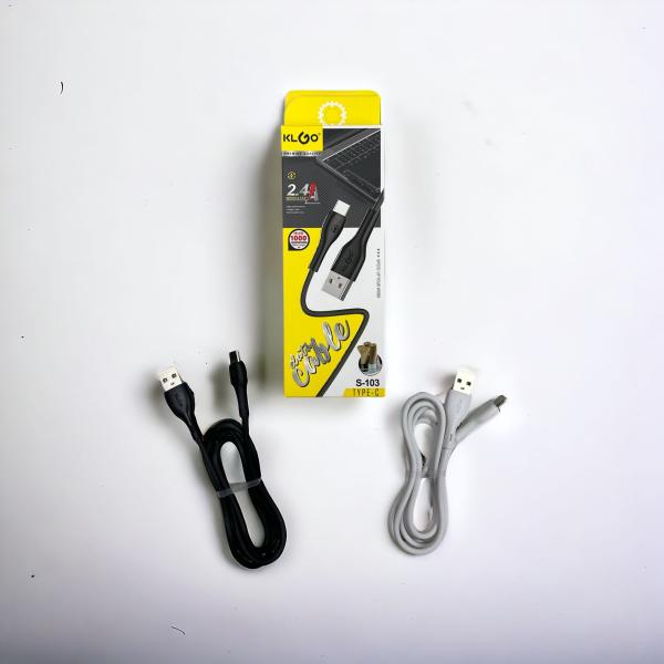 Cable KLGO S-103 USB a Tipo-C 1m 2.4A