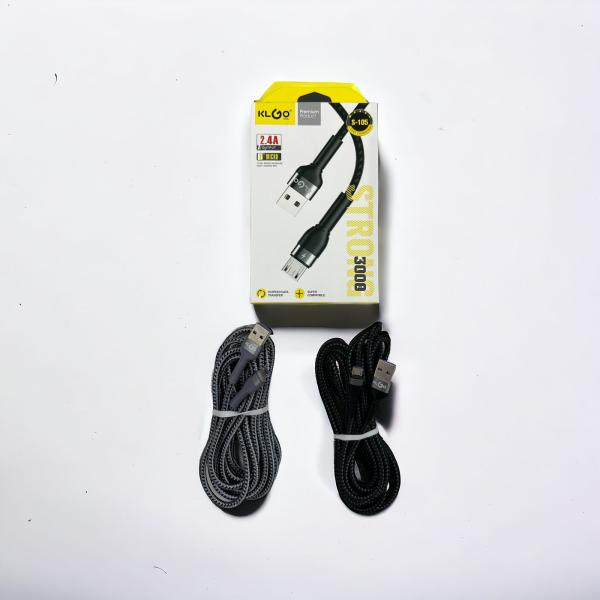 Cable KLGO S-105 USB a V8 3m 2.4A