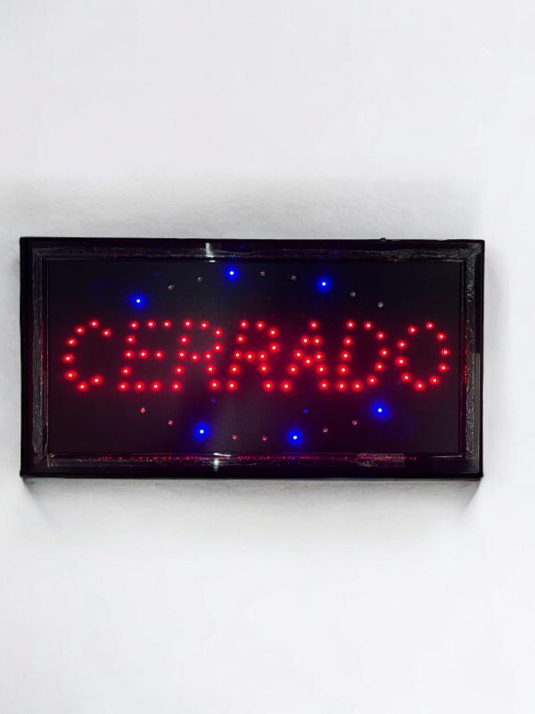 Letrero Led Cerrado