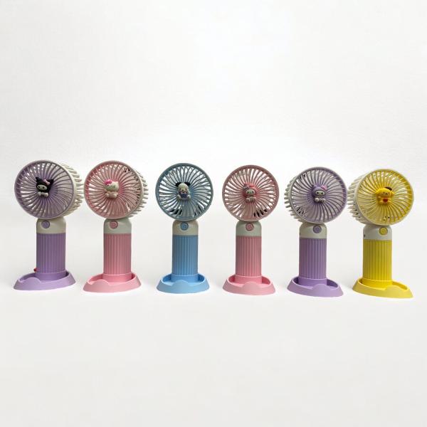 Ventilador de Mano con Base Personajes