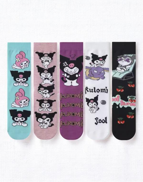 Media Larga 40cm Kuromi