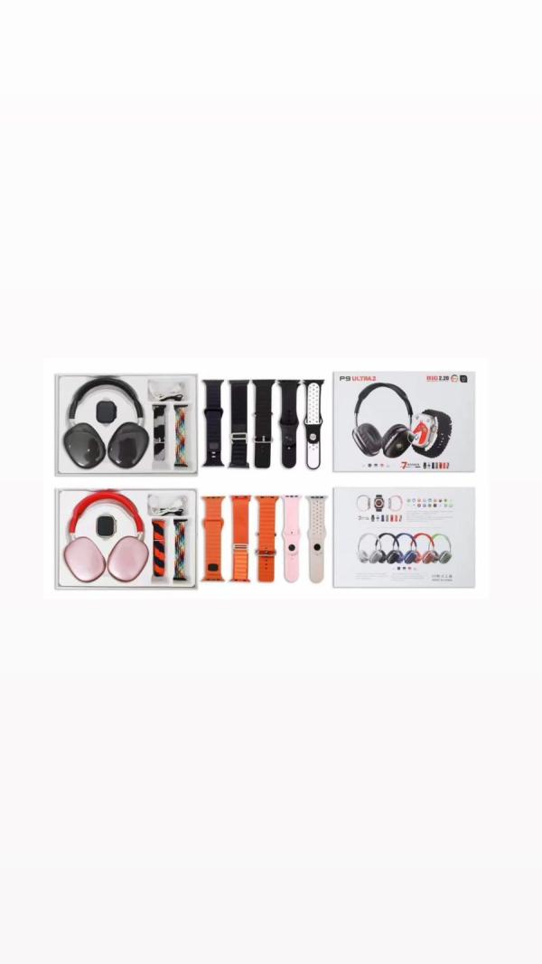 Reloj Inteligente P9 Ultra 2 + Headphones